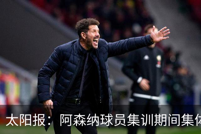 太阳报：阿森纳球员集训期间集体在泳池中消暑
